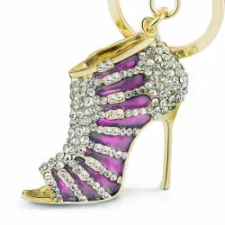 Crystal high heel shoe - keychainKeyrings