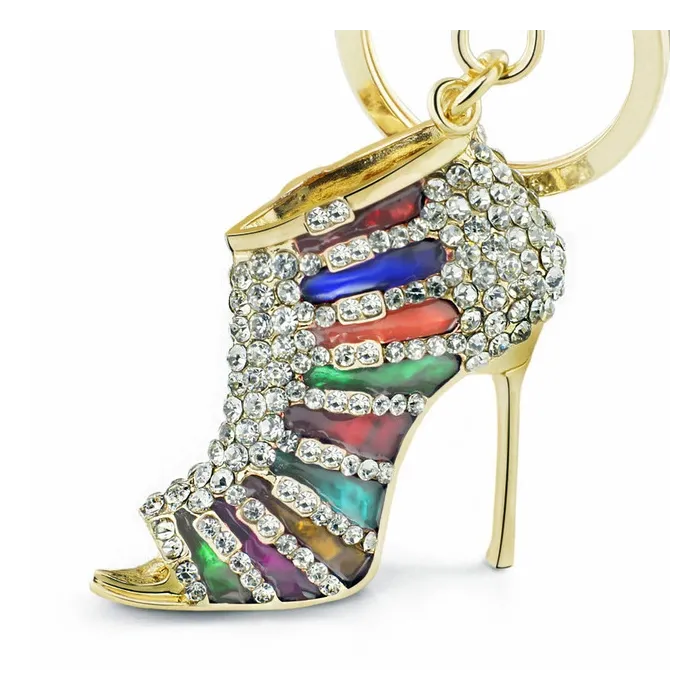 Crystal high heel shoe - keychainKeyrings