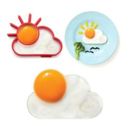 Silicone egg mold - sun / cloudEgg shapers