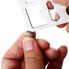 11 in 1 multifunctioneel survivalmes - creditcardvormSurvival gereedschap