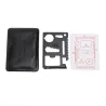 11 in 1 multifunction survival knife - credit card shapeSurvival tools