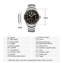 PAGANI - automatic stainless steel watch - mesh strap - waterproof - whiteWatches