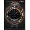 PAGANI - automatisch edelstalen horloge - mesh band - waterdicht - oranjeHorloges