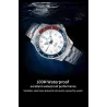 PAGANI - automatisch edelstalen horloge - mesh band - waterdicht - oranjeHorloges