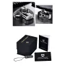 PAGANI - automatisch edelstalen horloge - mesh band - waterdicht - oranjeHorloges
