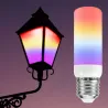 LED vlamlamp - vuureffect lamp - 3 standen - 5W - E27 - E12 - E14 - B22E14