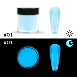 Nagel acrylpoeder - glow in darkNagellak