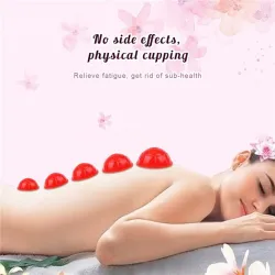 Silicone vacuum cups - cupping / massage / anti cellulite therapy - 12 piecesMassage