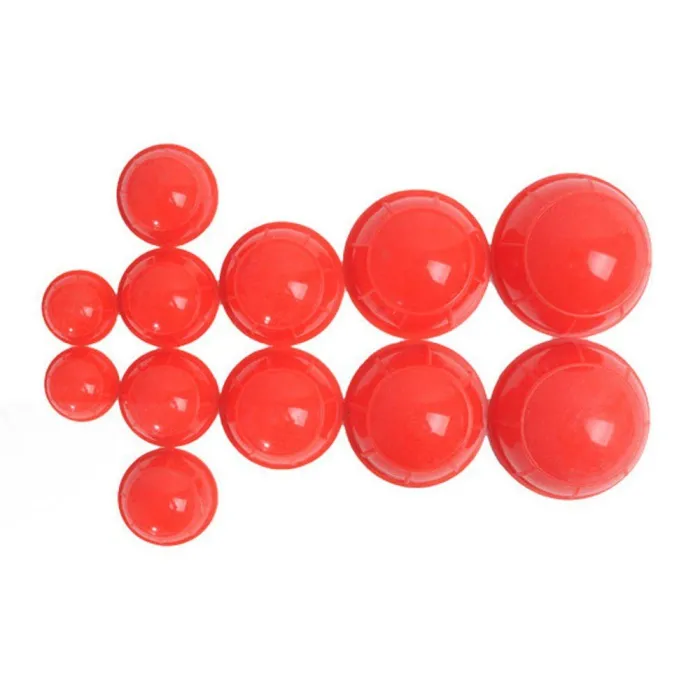 Siliconen vacuümcups - cupping / massage / anti cellulite therapie - 12 stuksMassage