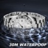 LUIK - edelstalen quartz horloge - waterdicht - witHorloges