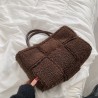 Trendy plush handbag - large capacityHandbags