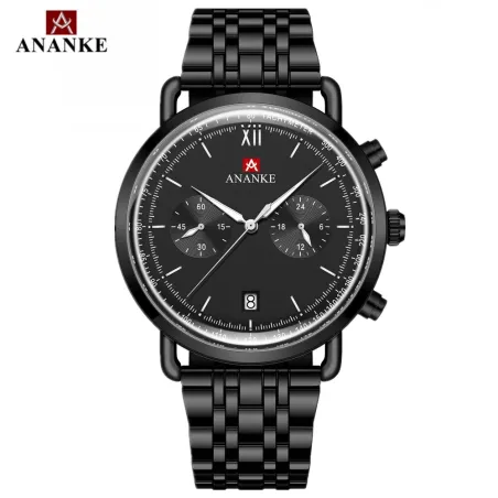 ANANKE - klassiek quartz horloge - waterdicht - roestvrij staalHorloges