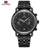 ANANKE - klassiek quartz horloge - waterdicht - roestvrij staalHorloges