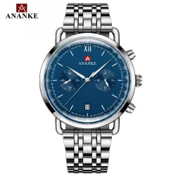 ANANKE - klassiek quartz horloge - waterdicht - roestvrij staalHorloges