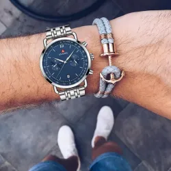 ANANKE - klassiek quartz horloge - waterdicht - roestvrij staalHorloges
