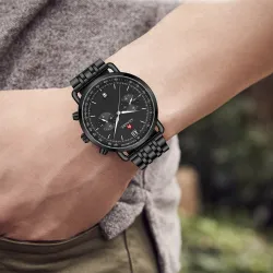 ANANKE - klassiek quartz horloge - waterdicht - roestvrij staalHorloges