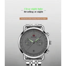 ANANKE - klassiek quartz horloge - waterdicht - roestvrij staalHorloges