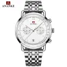 ANANKE - klassiek quartz horloge - waterdicht - roestvrij staalHorloges