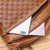 Leather shoulder bag - with rivetsBags