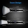 Z20 - XHP50 - 18650 batterij - LED-zaklamp - zoom - USB - waterdichtZaklampen