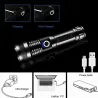 Z20 - XHP50 - 18650 batterij - LED-zaklamp - zoom - USB - waterdichtZaklampen