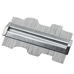 Professionele contourprofielmeter - sjabloon - metalen gereedschap voor tegels / laminaat - 125 mmHandgereedschap