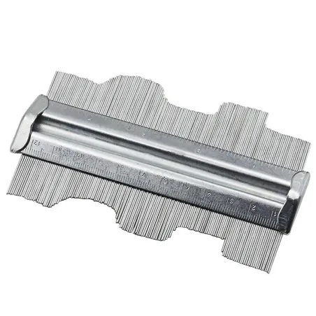 Professionele contourprofielmeter - sjabloon - metalen gereedschap voor tegels / laminaat - 125 mmHandgereedschap
