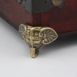 Decoratieve beschermpoten voor meubels - antieke olifant - vintage brons - 8 stuksMeubels