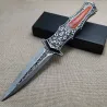 Folding pocket knife - all steel - carved patternKnives & Multitools