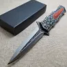 Folding pocket knife - all steel - carved patternKnives & Multitools