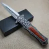 Folding pocket knife - all steel - carved patternKnives & Multitools