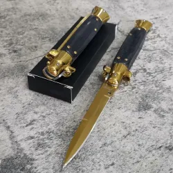 Opvouwbaar zakmes - stalen mes - houten handvatMultitool & Zakmes