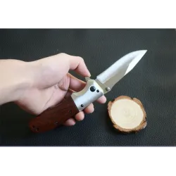 Opvouwbaar zakmes - stalen lemmet - palissander heftMultitool & Zakmes