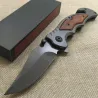 Opvouwbaar zakmes - zwart stalen mes - palissander handvatMultitool & Zakmes