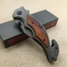 Opvouwbaar zakmes - zwart stalen mes - palissander handvatMultitool & Zakmes
