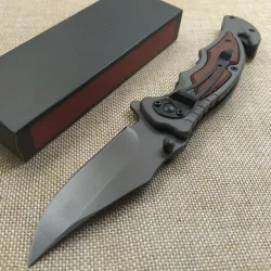 Opvouwbaar zakmes - zwart stalen mes - palissander handvatMultitool & Zakmes