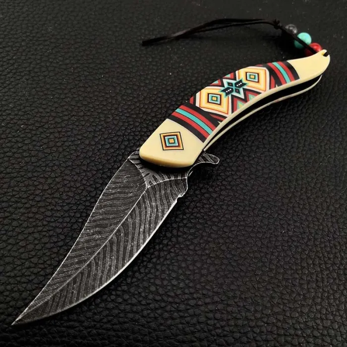 Opvouwbaar zakmes - decoratief kleurrijk handvatMultitool & Zakmes