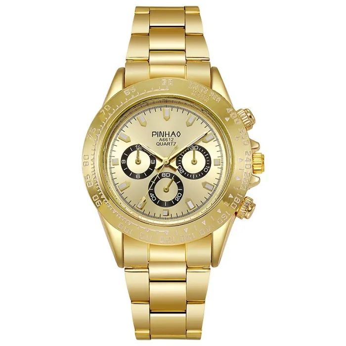 Luxe Quartz horloge - EdelstaalHorloges
