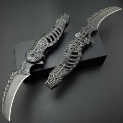 Opvouwbaar tactisch mes - ontwerp met schedelklauwMultitool & Zakmes