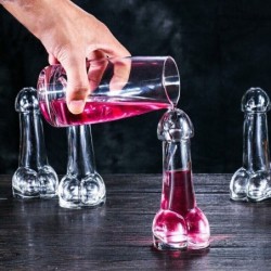 Glazen karaf - voor wijn/cocktail/water - penisvormBar producten