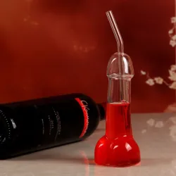 Glazen karaf - voor wijn/cocktail/water - penisvormBar producten