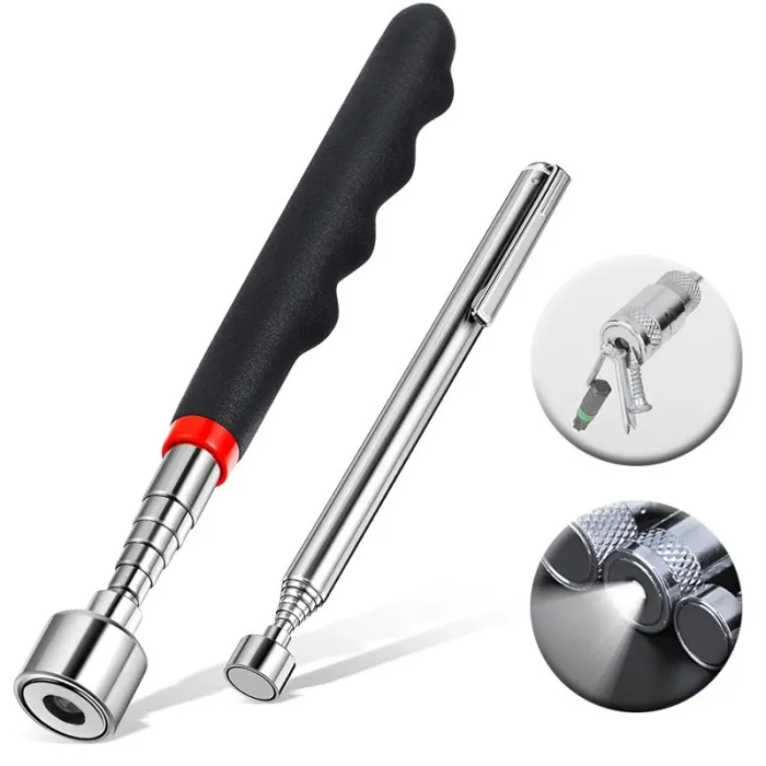 Telescopische mini magnetische pick-up tool - met LEDHandgereedschap