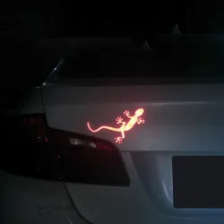 Reflective car sticker - gecko pattern - 2 piecesStickers