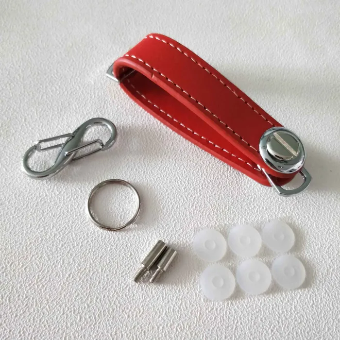 EDC pocket key organizer - leren etui - sleutelhangerSleutelhangers