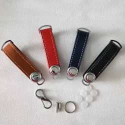EDC pocket key organizer - leren etui - sleutelhangerSleutelhangers