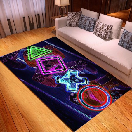 Decoratieve vloermat - tapijt - spelconsolesymbolenTapijten