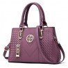 Elegant leather shoulder bag - handbagHandbags