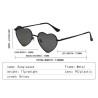 Hartvormige zonnebril - metalen montuur - UV400Zonnebril
