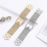 Elegant quartz horloge - brede kristallen armbandHorloges