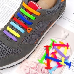Elastische siliconen schoenveters - geen strik - 12 stuksSchoenen